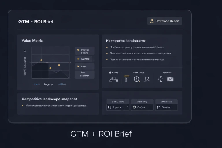 GTM and ROI brief report preview